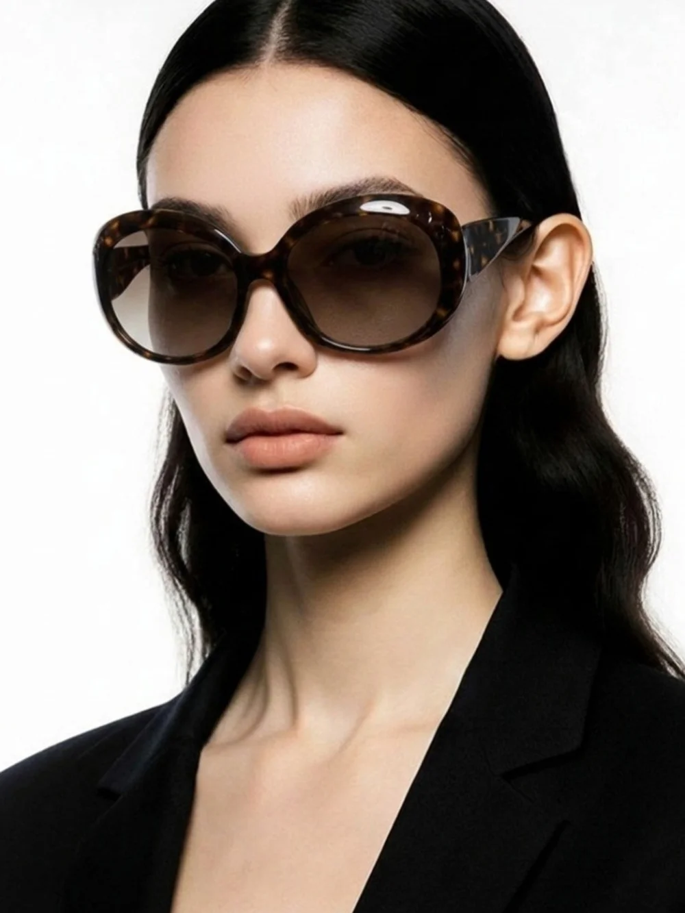 Fendi Oversized Tortoiseshell Sunglasses - Brown Gradient